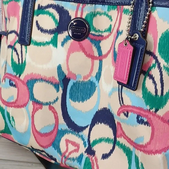 Coach Ikat Signature Vintage Carry All C1380-F24453 - Picture 15 of 15